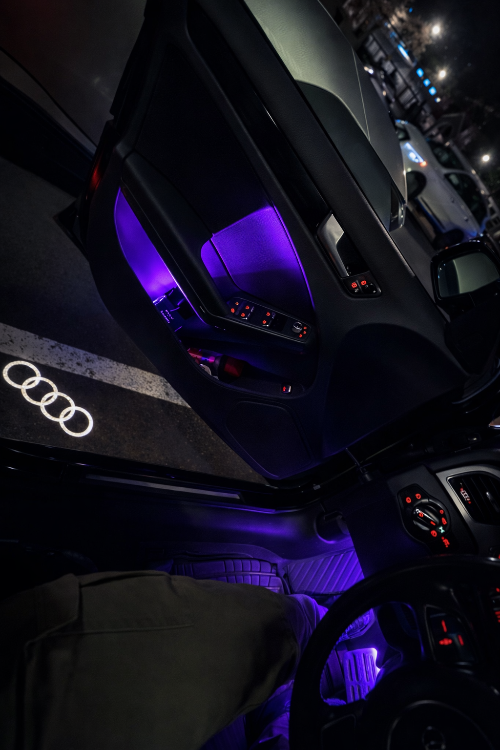 Audi Rings LED Puddle Lights