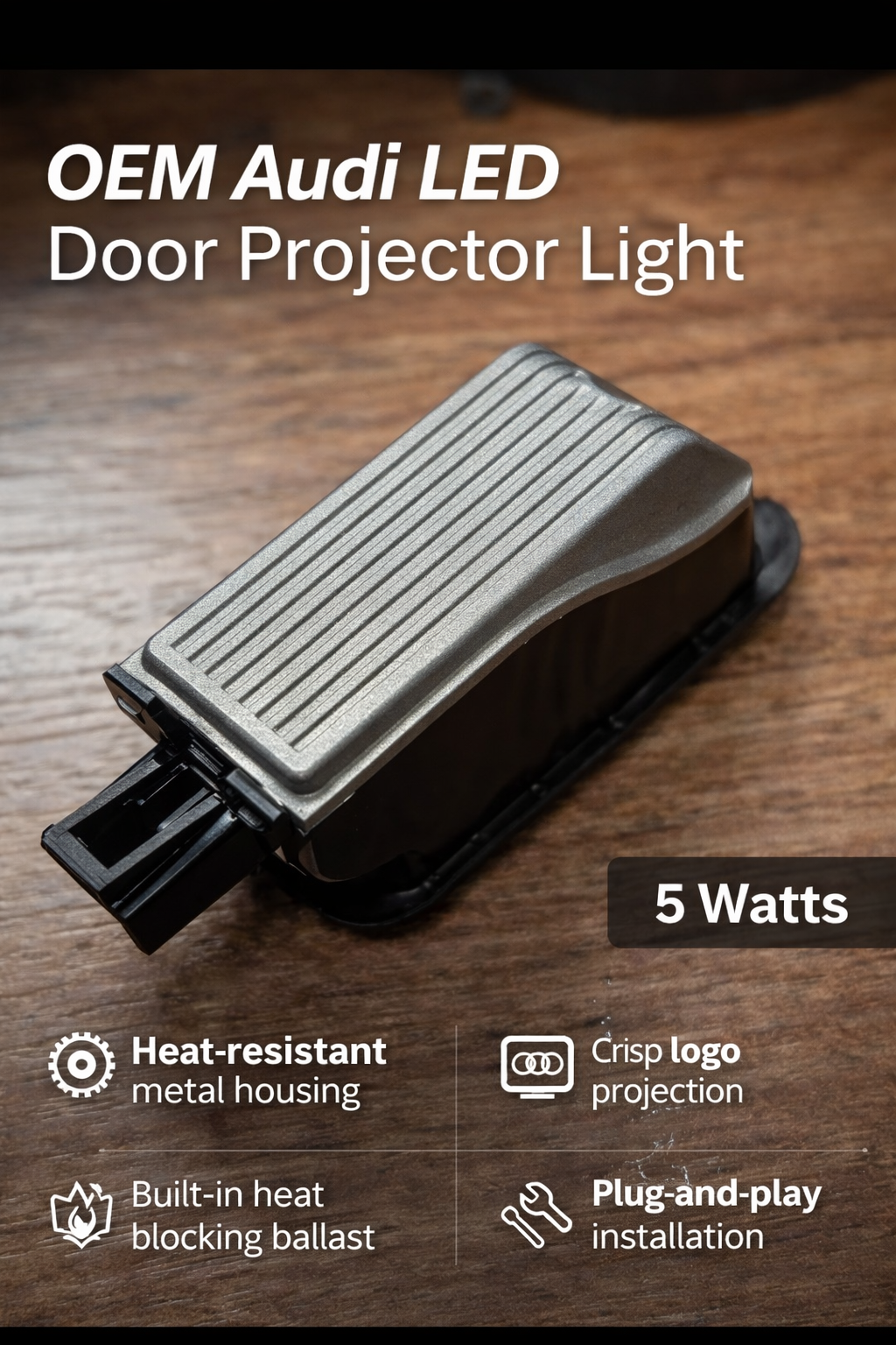 Audi LED Door Projector Puddle Lights