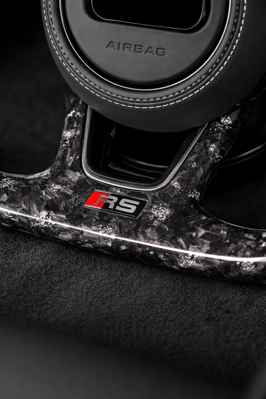 Audi RS Carbon Fiber Steering Wheel – Performance Edition