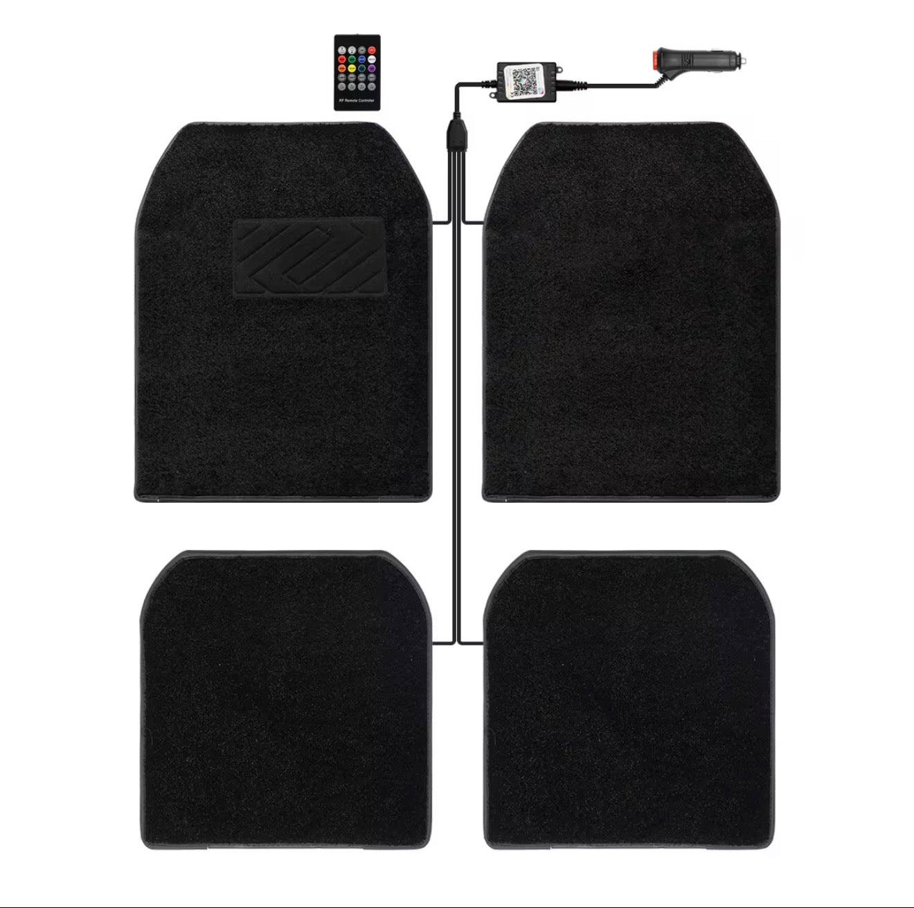 Starry Sky LED Car Floor Mats