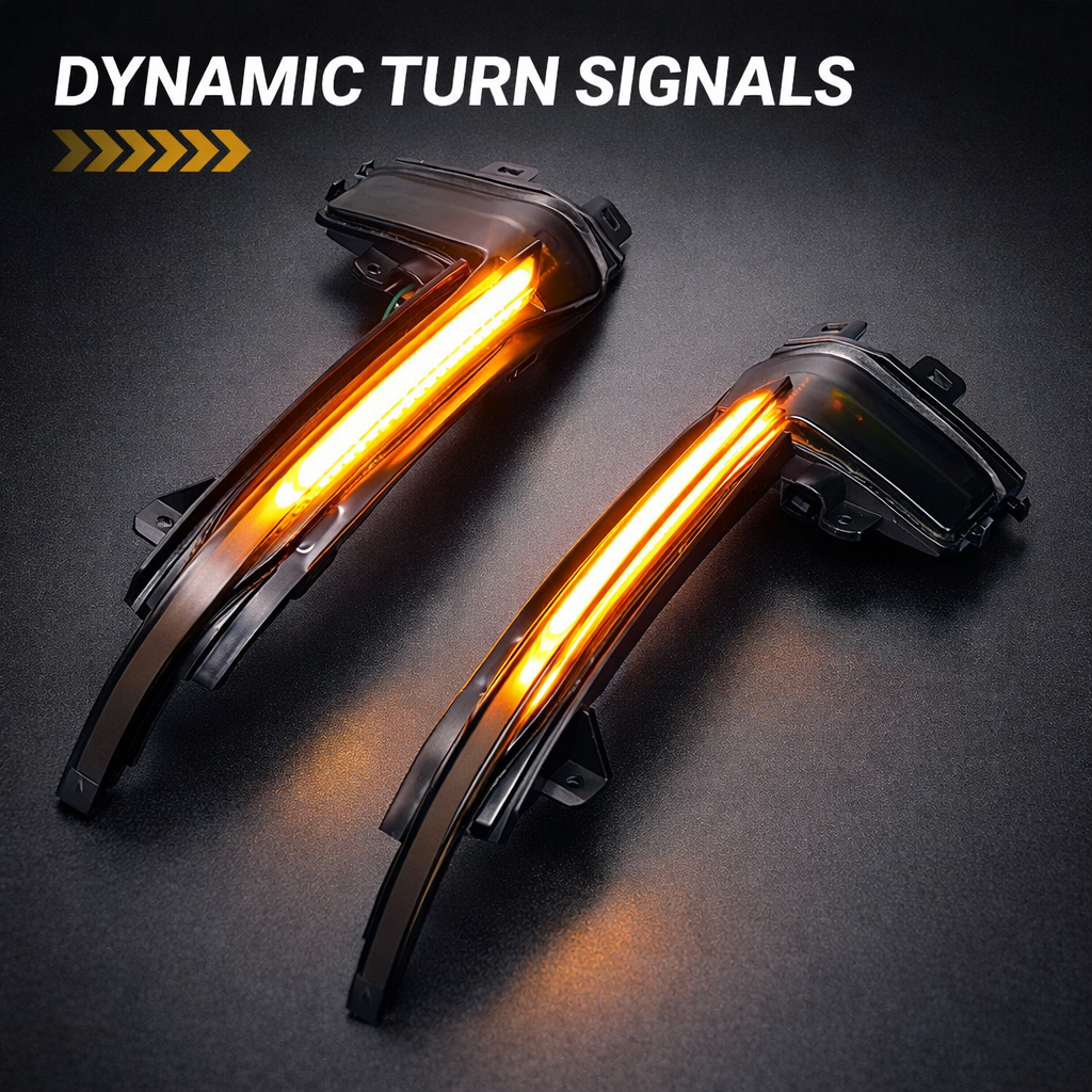 Dynamic LED Side Mirror Turn Signals (Sequential) – Audi