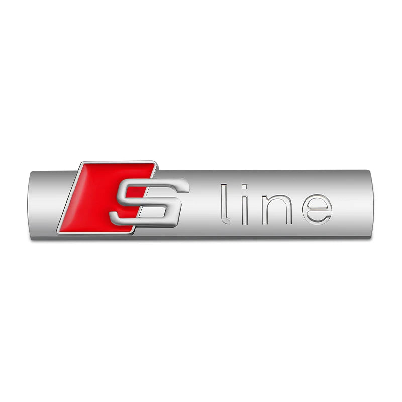 S Line Grille Badge - Front Grille Audi Emblem