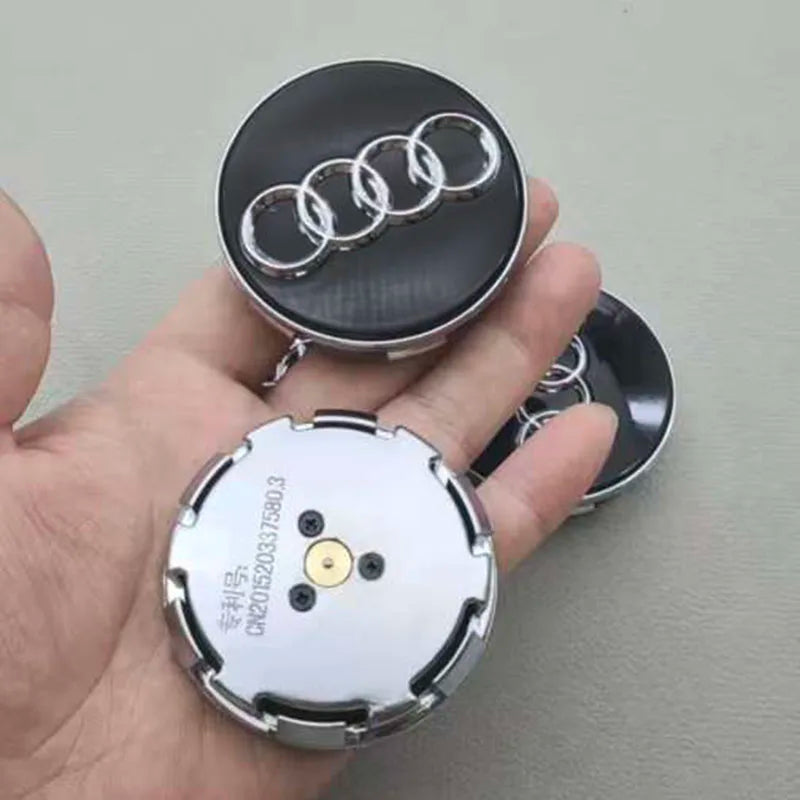 Floating Audi Wheel Center Caps – (61mm)