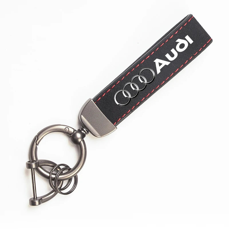 Audi Luxury Keychain – Suede Finish | OEM+