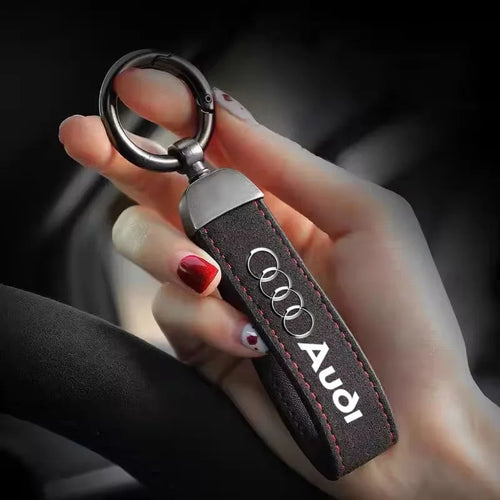 Audi Luxury Keychain – Suede Finish | OEM+