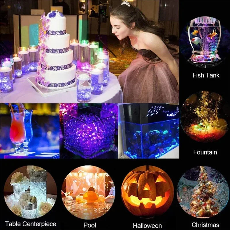 Wireless Interior Ambient Lights – RGB LED Puck Lights (Remote Control)