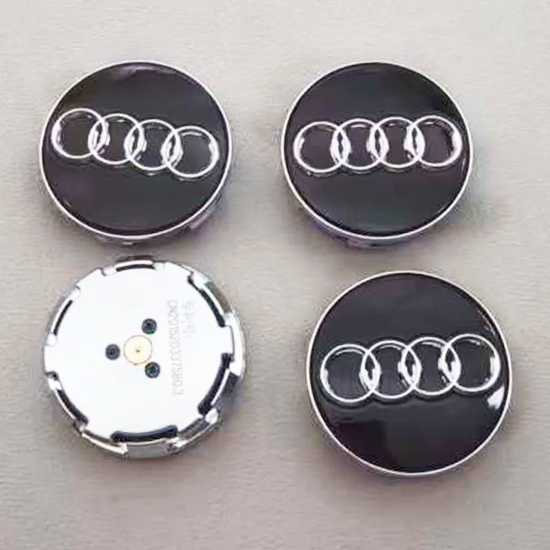 Floating Audi Wheel Center Caps – (61mm)