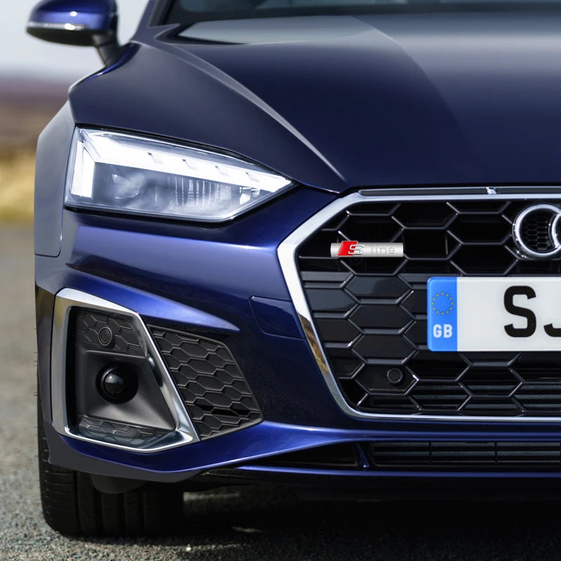 S Line Grille Badge - Front Grille Audi Emblem